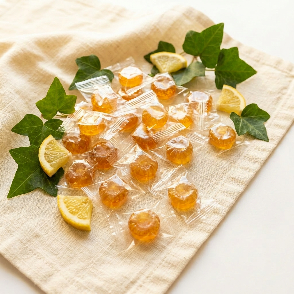 Pure lemon-honey lozenges